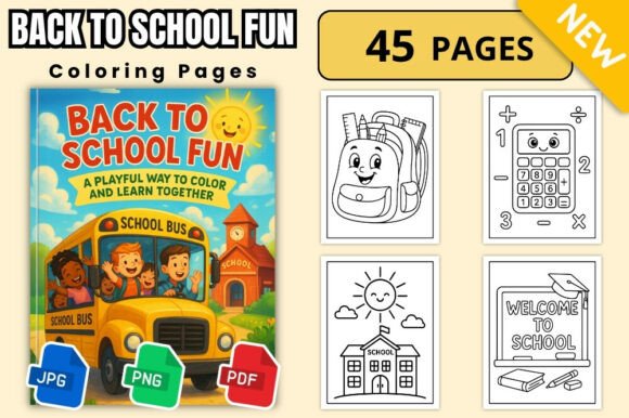 Back to School Fun Coloring Book: A Creative Tool for Educators, Marketers, and Entrepreneurs