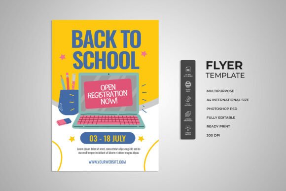 Back to School Registration Flyer: A Versatile Tool for Educators and Businesses