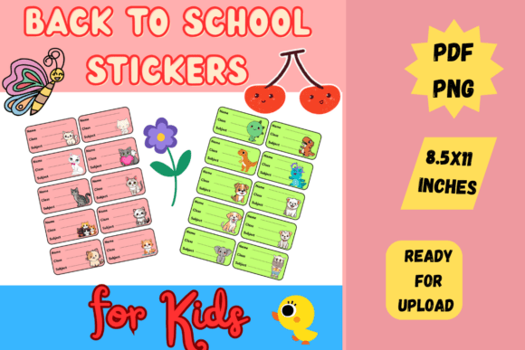 Back to School Stickers for Kids