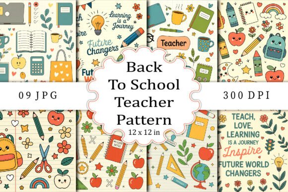 Back to School Teacher Pattern