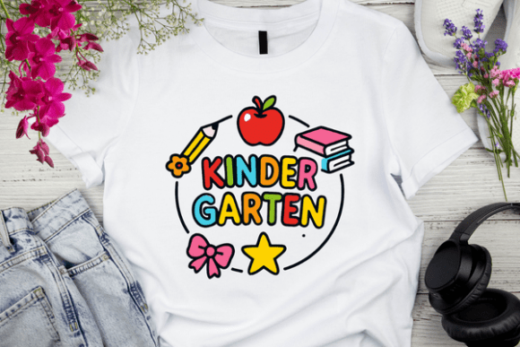 Cute Kindergarten Back to School Design: A Versatile Resource for Creative Projects