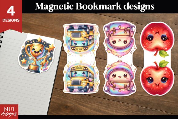 Kawaii Back to School Magnetic Bookmark: A Fun and Functional Study Essential