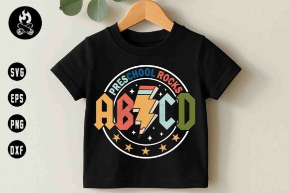 Preschool Rocks ABCD SVG: A Back-to-School Design for Creative Expression