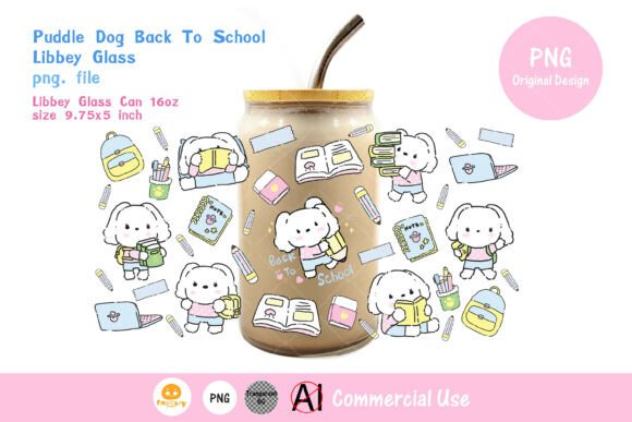 Puddle Back to School Libbey Glasses Design for Customization and Creativity
