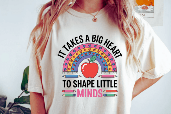 Teacher Rainbow PNG and Back to School PNG: A Creative Asset for Modern Crafting and Branding